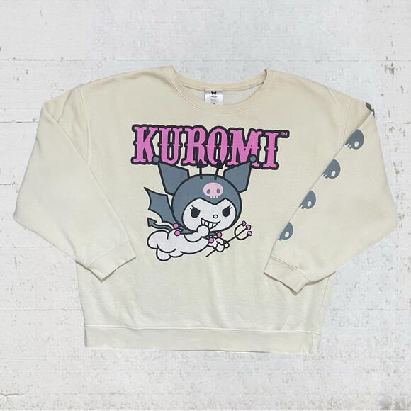 Sanrio Tops - Sanrio Kuromi Sweatshirt Shirt Size S/M Kawaii Kuromicore Kidcore